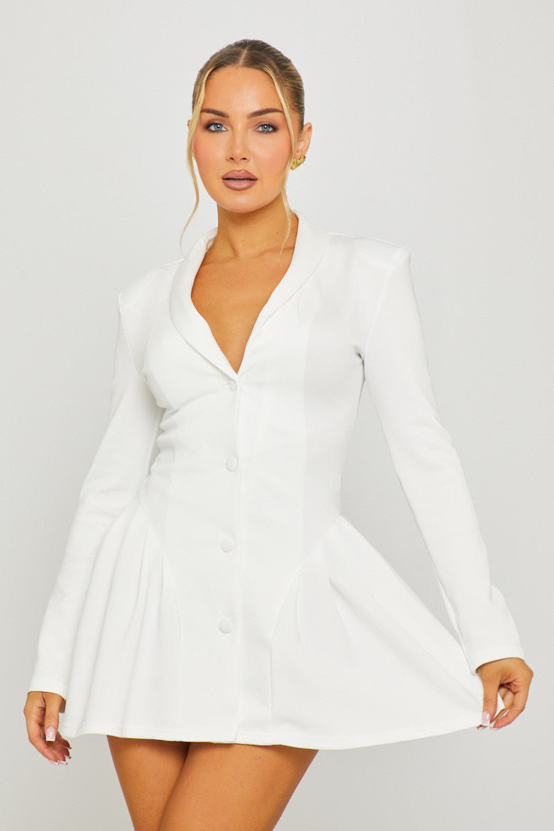 White Plunge Dresses White Plunge Dresses
