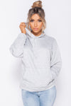Light Grey Basic Oversized Hoodie