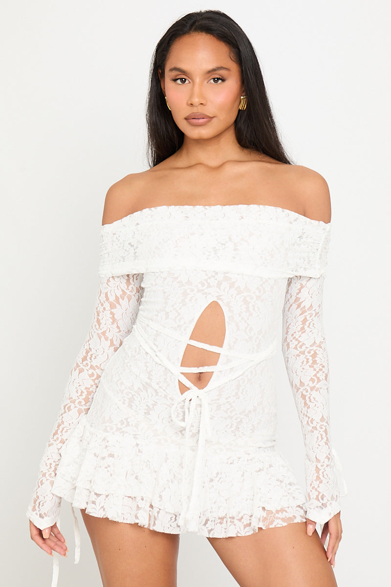 White Long Sleeve Bodycon Dresses White Long Sleeve Bodycon Dresses